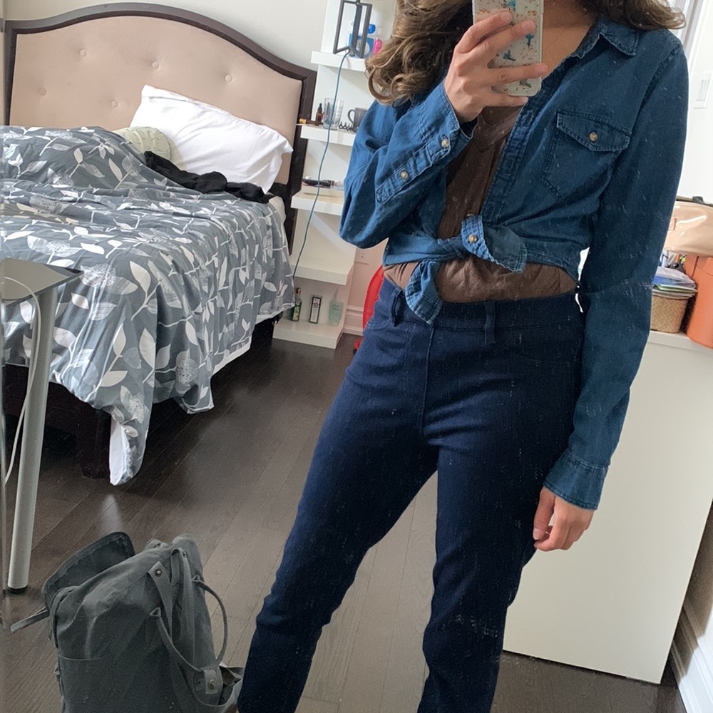 Used H&M jean shacket - Picture 9 of 10